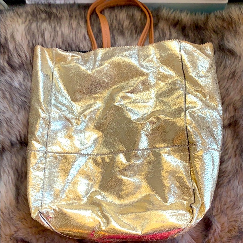 Juicy Couture Gold Tote Bag